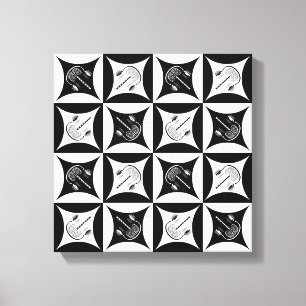 Grey Matter in the Hole in the Barn Door Canvas Print