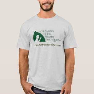 Grey men's t-shirt with Adk EAP logo