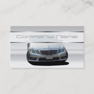 Grey Mercedes Benz Business Cards