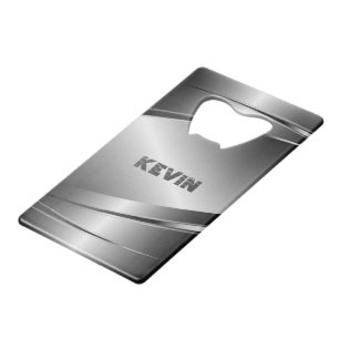 Grey Metallic Brushed Aluminium Look