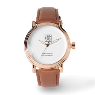 Grey Minimalist Logo Modern Corporate Branding Watch