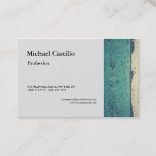 Grey Minimalist Modern Professional Business Card
