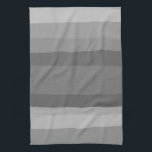 Grey Modern Simple Stripes Pattern Tea Towel<br><div class="desc">Decorate your kitchen with this cool art towel. Makes a great housewarming,  birthday or wedding gift! 
You can customise it and add text too.
Check my shop for lots more colours and patterns!</div>