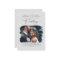 Grey Modern Stylish Boho Wedding Photo Invitation