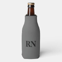 Grey Monochromatic Registered Nurse RN
