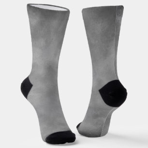 Grey monochrome Storm Cloud  Socks