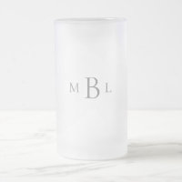 Grey Monogram Elegant Wedding