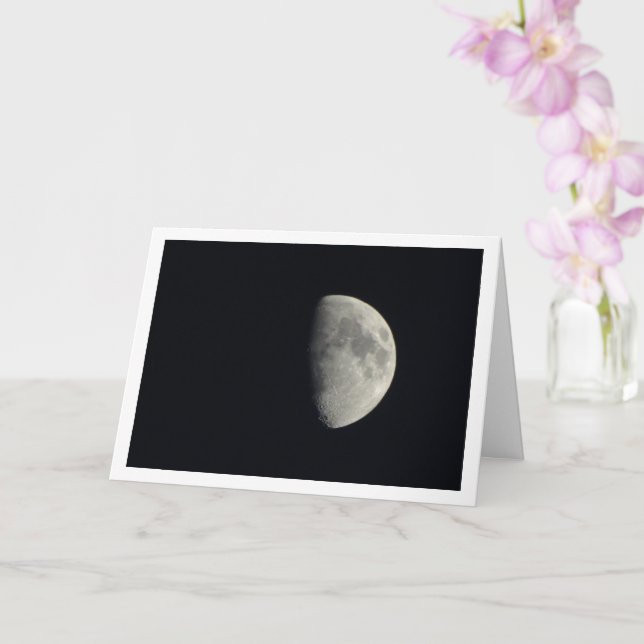 Grey Moon Landscape Card (Orchid)
