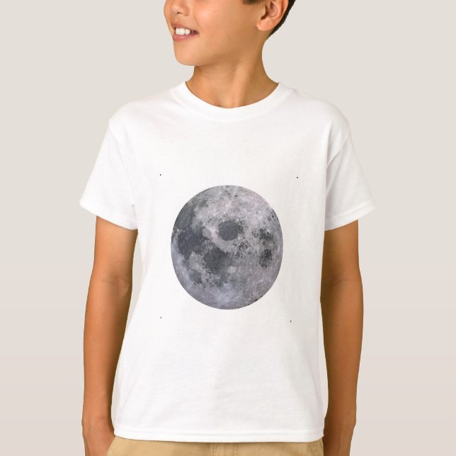 Grey moon photo T-Shirt (Front)
