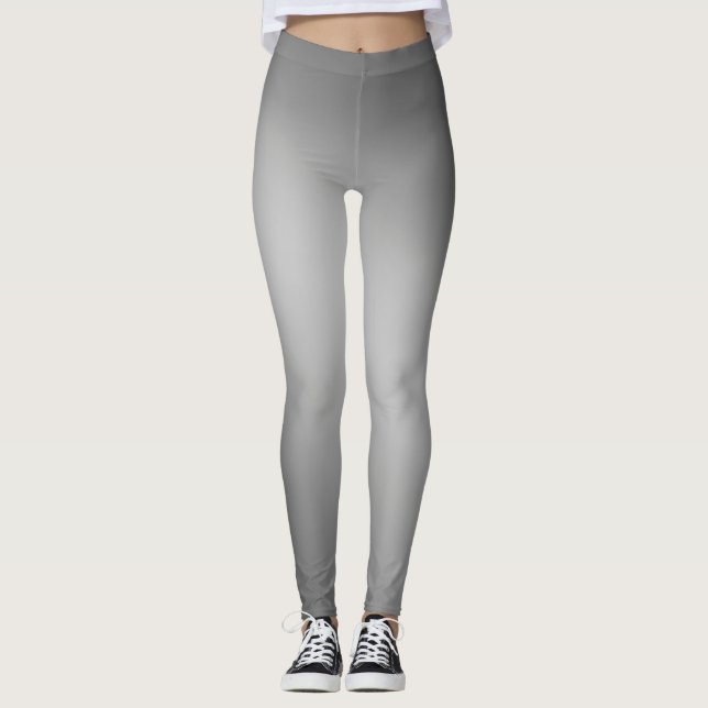 Grey moonlight ombre effect  leggings (Front)