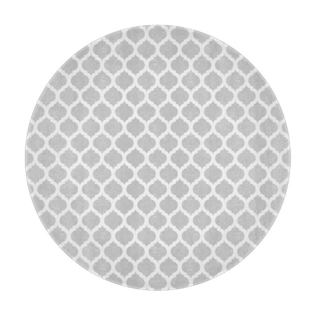 Grey Moroccan Cutting Board (Front)