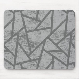 Grey mosaic pattern mouse mat
