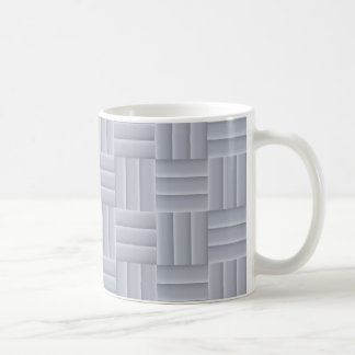 Grey mosaic tiles coffee mug