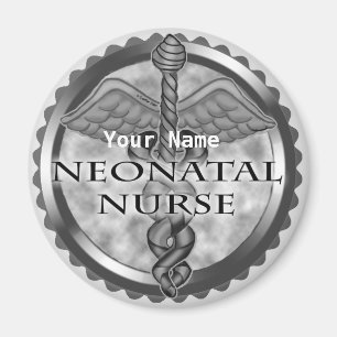 Grey Neonatal Nurse Magnet