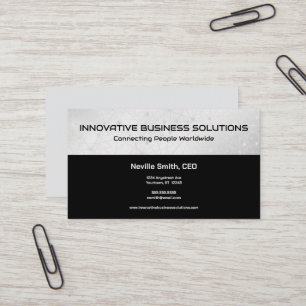 Grey Network Links Tech IT Computers Business Card