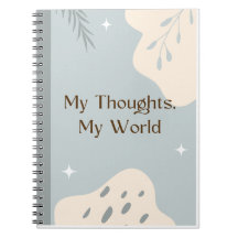 Grey Notebook Cover A4 Document