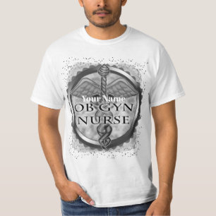 Grey ObGyn Nurse  T-Shirt