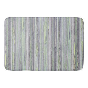 grey old rustic wood  bath mat