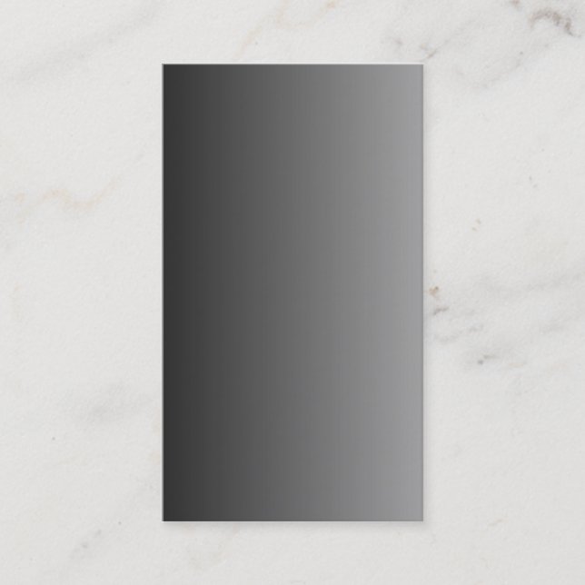 Grey Ombre Business Card (Front)