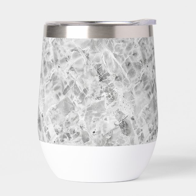 Grey "Opulent Marble Whirl" Marble Texture Custom  (Left)
