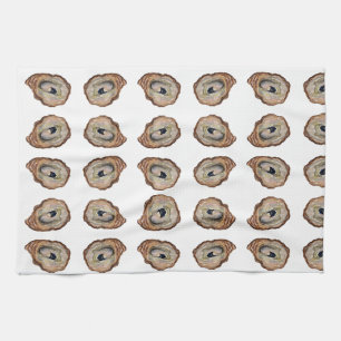 Grey oyster shell tea /Kitchen Towels