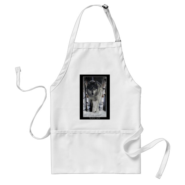 GREY PACK WOLF Collection Standard Apron (Front)
