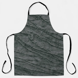 Grey painted brick wall apron