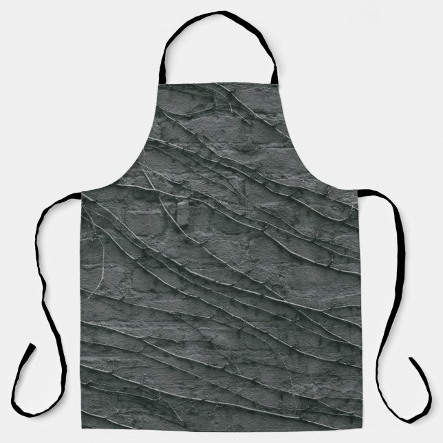 Grey painted brick wall apron (Front)