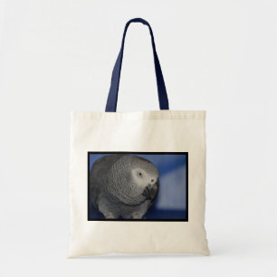 Grey Parrot Tote Bag