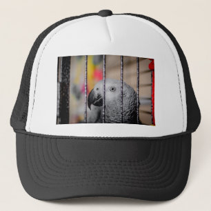Grey Parrot Trucker Hat