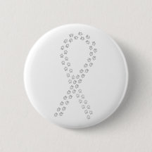 Grey Pawprint Ribbon