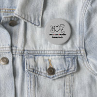 Grey Peace Love Nursing Appreciation 