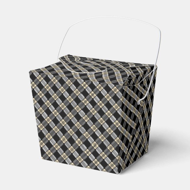 Grey Picnic Favour Box (Front Side)
