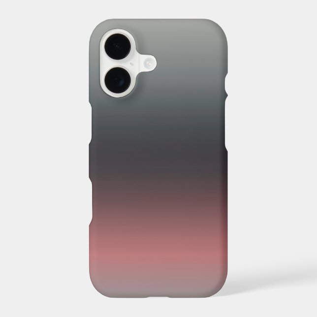 Grey, pink, black gradient, Ombre.  (Back)
