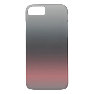 Grey, pink, black gradient, Ombre.  iPhone 8/7 Case