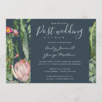 GREY PINK FLORAL DESERT CACTI  POST WEDDING BRUCH