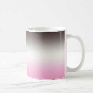 Grey pink Ombre Coffee Mug