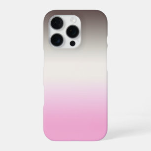 Grey pink Ombre iPhone 16 Pro Case