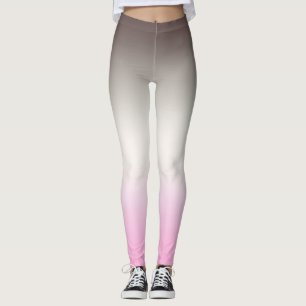 Grey pink Ombre Leggings