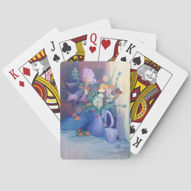 Grey Pitcher Playing Cards (Back)