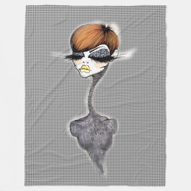 Grey Pixie Blanket (Front)