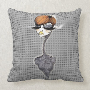 Grey Pixie Pillow