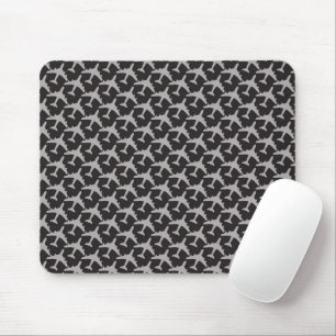 Grey Plane Aeroplanes Pilot Plane Aviation Aviator Mouse Mat