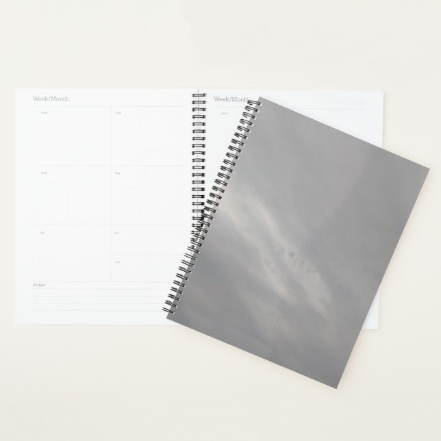Grey Planner, Love for Grey Sky, Office & School Planner (Display)
