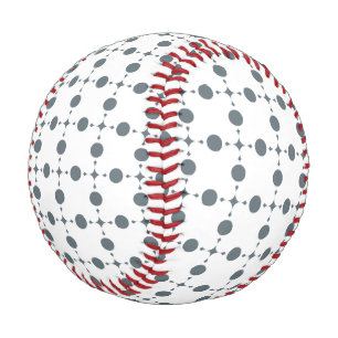 Grey Polka Dots, Polka Dot Pattern, Dots, Dotted Baseball