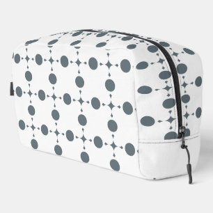 Grey Polka Dots, Polka Dot Pattern, Dots, Dotted Dopp Kit
