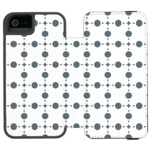Grey Polka Dots, Polka Dot Pattern, Dots, Dotted Incipio Watson™ iPhone 5 Wallet Case