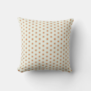 Grey polka dots with yellow centre pp3 cushion