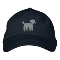 Grey Poodle Dog Logo