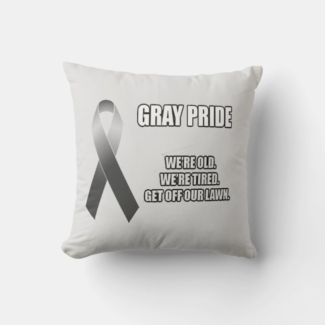 grey pride cushion (Front)